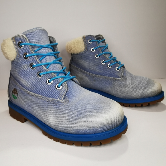 [Women's 6.5] Timberland x Just Don Denim 6" Boots - Picture 2 of 8